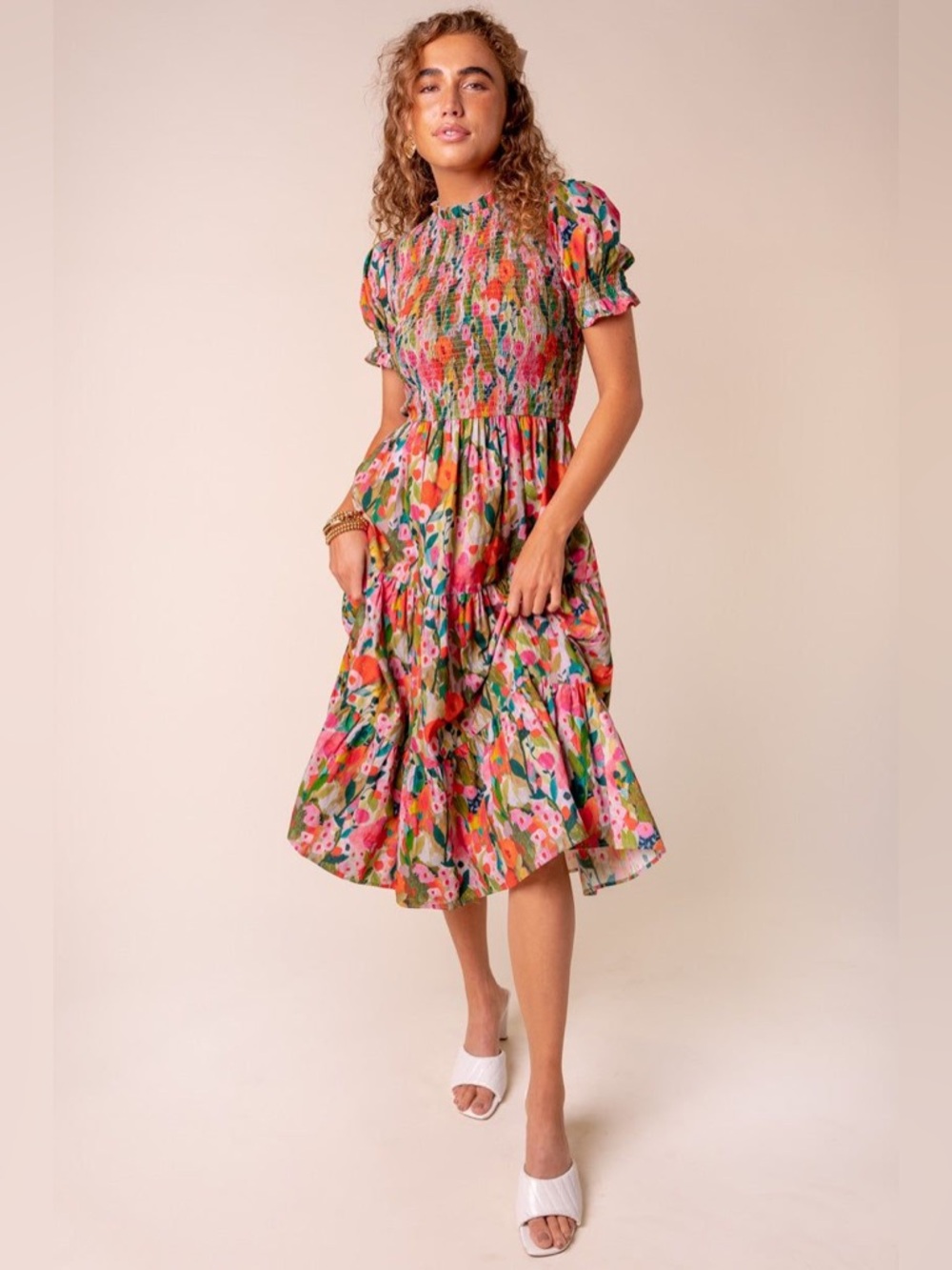Ivy City Co Delia Dress in Multicolor Floral